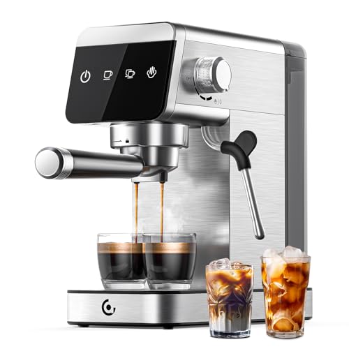 AMZCHEF Siebträgermaschine 20 Bar mit...