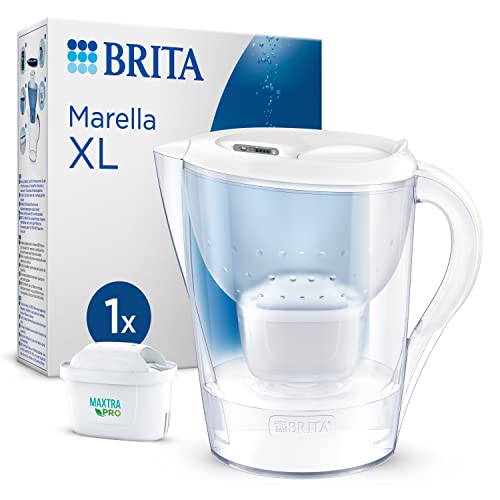 BRITA Wasserfilter Kanne Marella XL weiß...