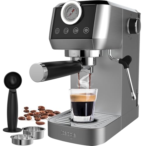 iceagle Espressomaschine CM1665B mit 20 Bar...