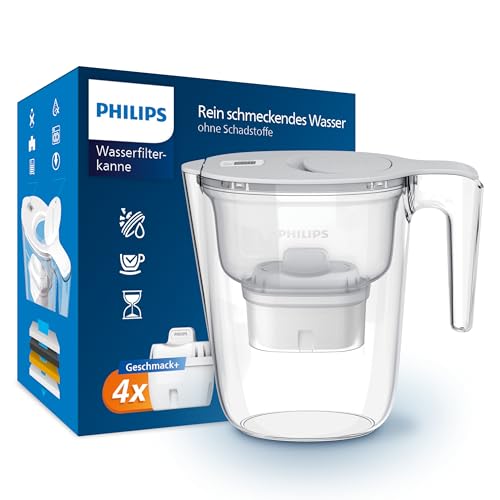 Philips Wasserfilterkanne +4 Geschmack+...