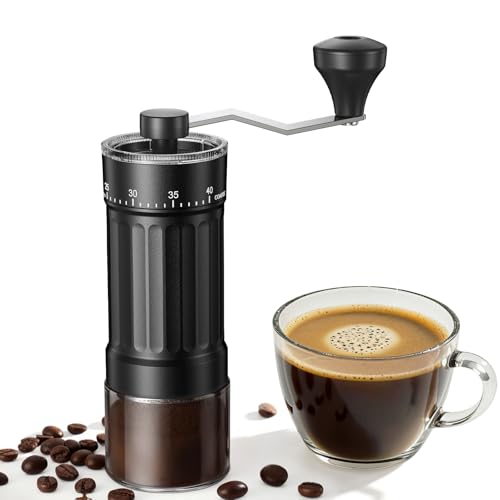 Mini Manuelle Kaffeemühle mit 40...