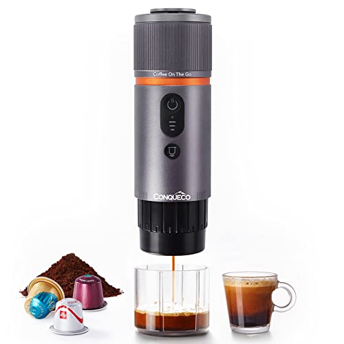 CONQUECO Kaffeemaschine Auto Espressomaschine...