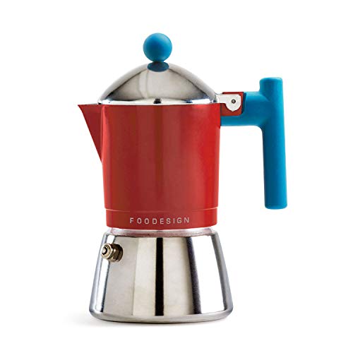 Foodesign Espressokocher Moka Cocca für 3...