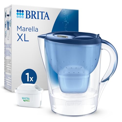 BRITA Wasserfilter Kanne Marella XL blau...