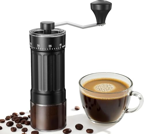 Mini Manuelle Kaffeemühle mit 40...