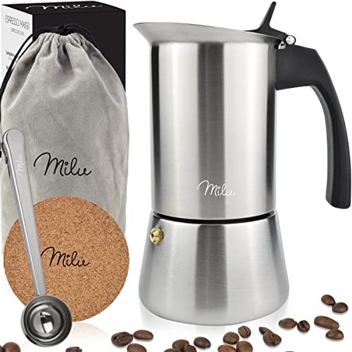 Milu Espressokocher Induktion geeignet | 2,...